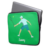 Tennis Laptopschutzhülle (Vorderseite Links)