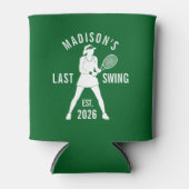 Tennis Last Swing Before the Ring Bachelorette Dosenkühler (Vorderseite)