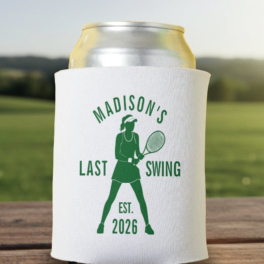 Tennis Last Swing Before the Ring Bachelorette Dosenkühler