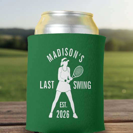 Tennis Last Swing Before the Ring Bachelorette Dosenkühler