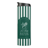 Tennis Last Swing Before The Ring Bachelorette Thermosbecher (Nach rechts gedreht)