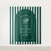 Tennis Last Swing Before The Ring Bachelorette Wandteppich (Vorderseite)