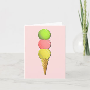 Tennis-Leerkarte Karte