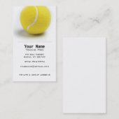 Tennis-Lehrer Visitenkarte (Vorne/Hinten)