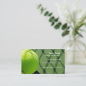 Tennis-Lehrer Visitenkarte (Stehend Vorderseite)