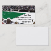 Tennis-Lehrer Visitenkarte (Vorne/Hinten)