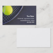 Tennis-Lehrer Visitenkarte (Vorne/Hinten)