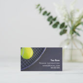Tennis-Lehrer Visitenkarte (Stehend Vorderseite)