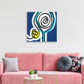 Tennis Leinwand Art Printdesign (Insitu (Wohnzimmer))