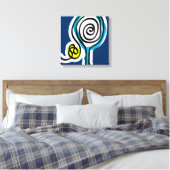 Tennis Leinwand Art Printdesign (Insitu (Schlafzimmer))