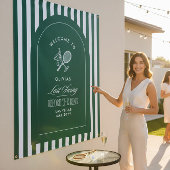 Tennis letzter Schwung vor dem Ring der Bacheloret Wandteppich