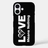 Tennis Liebe bedeutet nichts Case-Mate iPhone Hülle (Rückseite)