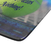Tennis Liebe bedeutet nichts! Motivierend Funny Schneidebrett (Ecke)