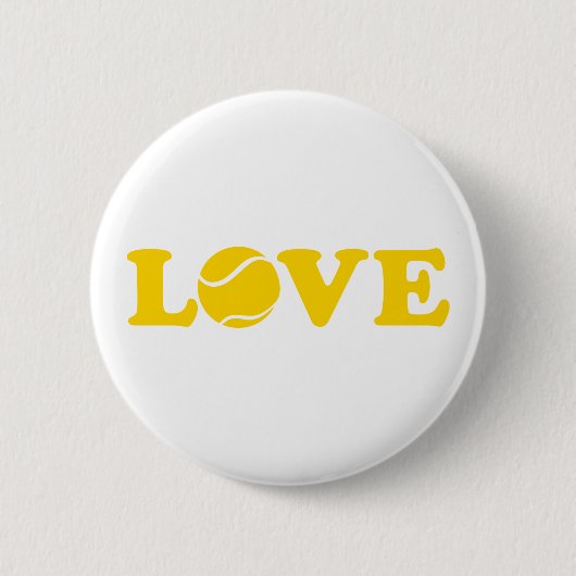 Tennis-Liebe Button (Vorderseite)
