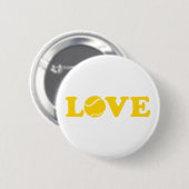 Tennis-Liebe Button (Vorne & Hinten)