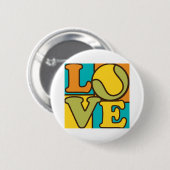 Tennis-Liebe Button (Vorne & Hinten)