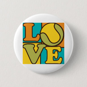 Tennis-Liebe Button