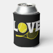 Tennis-Liebe Dosenkühler (Kanne Rückseite)
