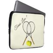 Tennis Liebe Doubles Laptopschutzhülle (Vorne Rechts)