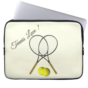 Tennis Liebe Doubles Laptopschutzhülle