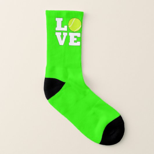 Tennis-Liebe - FarbTennisspielersocken Socken (Links - Innen)