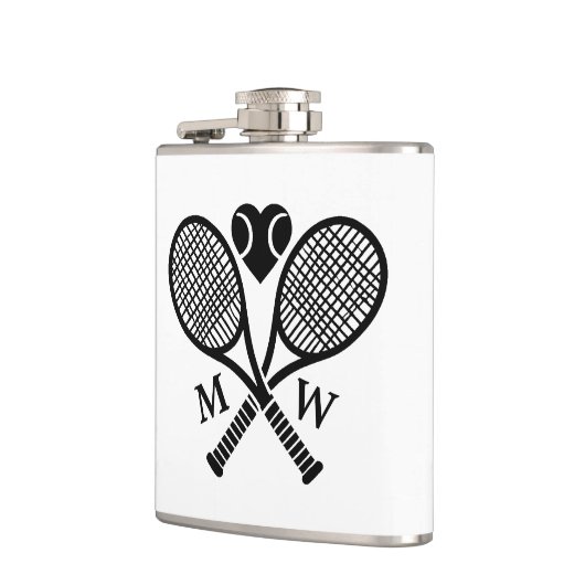 Tennis-Liebe Flachmann (Links)