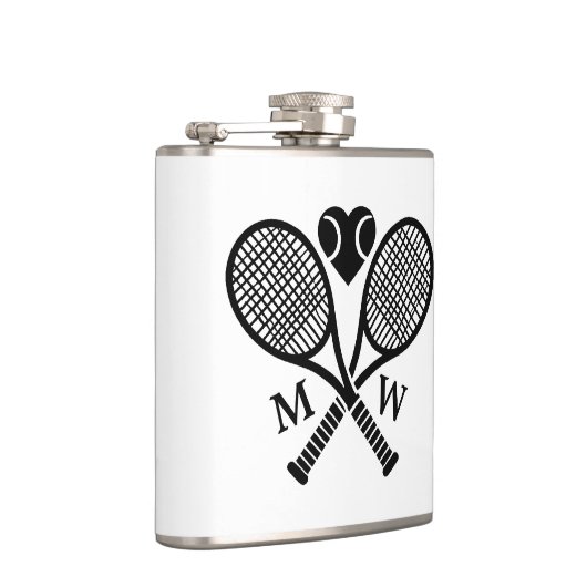 Tennis-Liebe Flachmann (Rechts)