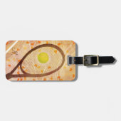 Tennis-Liebe Gepäckanhänger (Vorderseite horizontal)