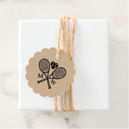 Tennis-Liebe Geschenkanhänger