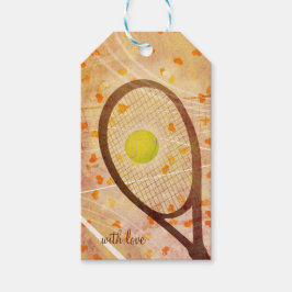 Tennis-Liebe Geschenkanhänger