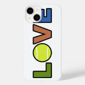 Tennis-Liebe-Handyhülle Case-Mate iPhone Hülle (Rückseite)