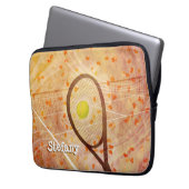 Tennis-Liebe Laptopschutzhülle (Vorderseite Links)
