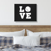 Tennis-Liebe Leinwanddruck (Insitu (Schlafzimmer))