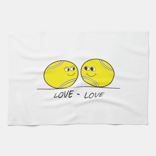 Tennis Liebe-Liebe Handtuch (Horizontal)