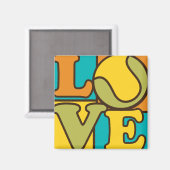 Tennis-Liebe Magnet (Vorderseite/Rückseite)