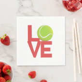 Tennis Liebe Napkins Serviette (Beispiel)