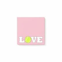 Tennis LIEBE Niedlicher Büroposten Hinweise