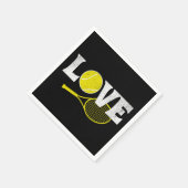 Tennis-Liebe Serviette (Ecke)