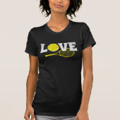 Tennis-Liebe T-Shirt (Vorderseite)