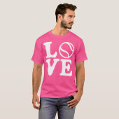 Tennis-Liebe T-Shirt (Vorne ganz)