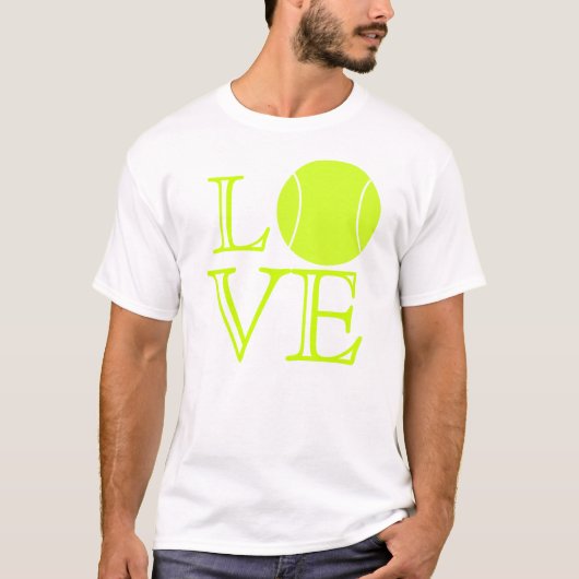 Tennis-Liebe-T - Shirt (Vorderseite)