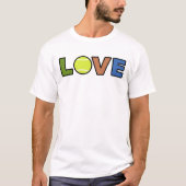 Tennis Liebe T-Shirt (Vorderseite)