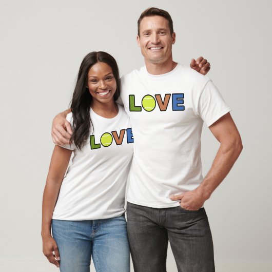 Tennis Liebe T-Shirt (Unisex)