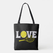 Tennis-Liebe Tasche (Rückseite)