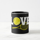 Tennis-Liebe Tasse (Zentrum)