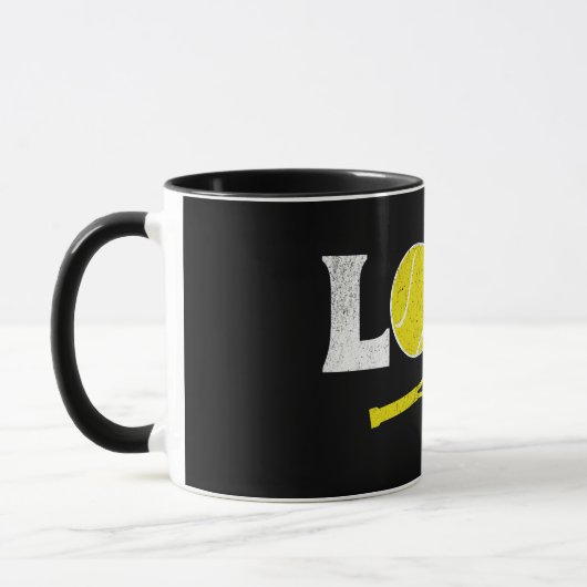 Tennis-Liebe Tasse (Links)