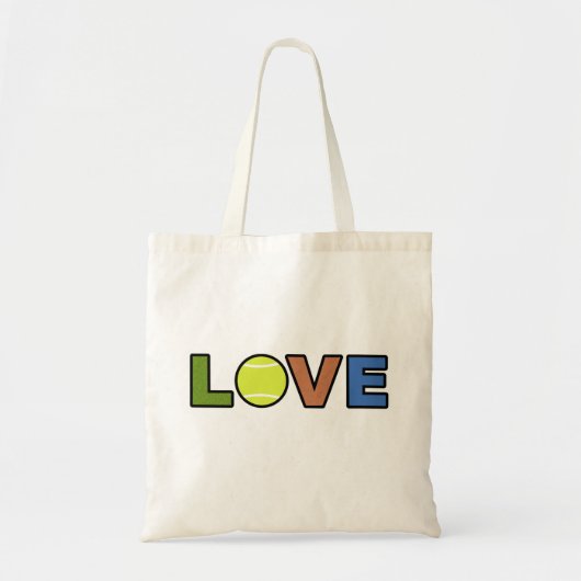 Tennis Liebe Tragetasche (Vorne)