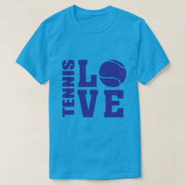 Tennis-Liebhaber, Tennis-LIEBE, Tennis-T - Shirt