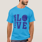 Tennis-Liebhaber, Tennis-LIEBE, Tennis-T - Shirt (Vorderseite)