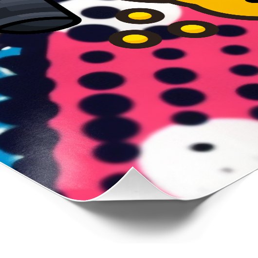 Tennis Life ist besser auf dem Platz abstrakt Poster (Ecke)